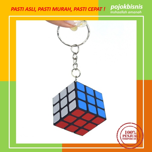 RUBIK MAINAN / MAINAN ANAK RUBIK / KUBUS RUBIK / GANTUNGAN KUNCI RUBIK