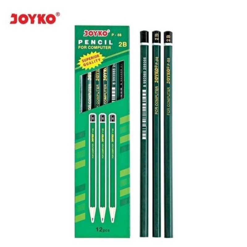 

Pensil 2b Joyco Hijau P-88 isi 12 pcs