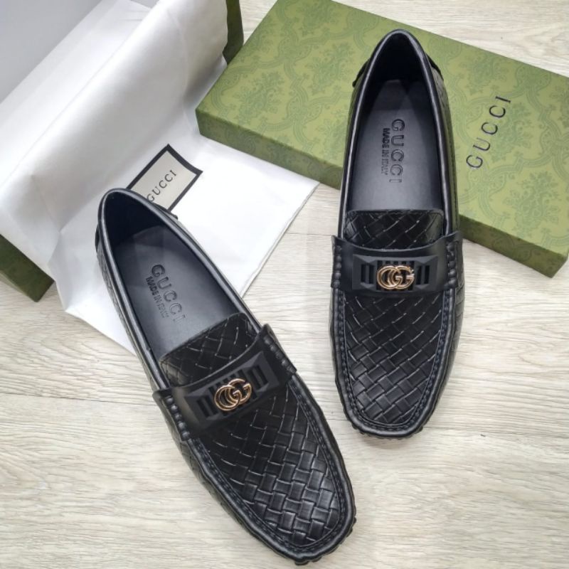 Sepatu loafer pria impot quality gucci