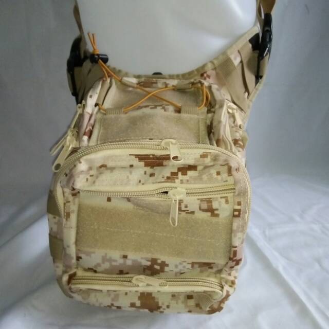 Tas slempang 803  besar loreng marpat,acupat,malvinas,gurun cordura local product