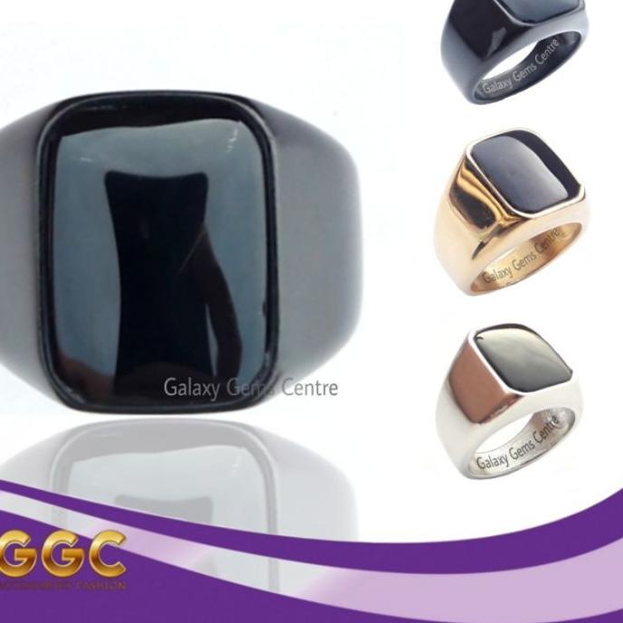 Update Cincin Pria Black Onyx Kotak Keren ,,