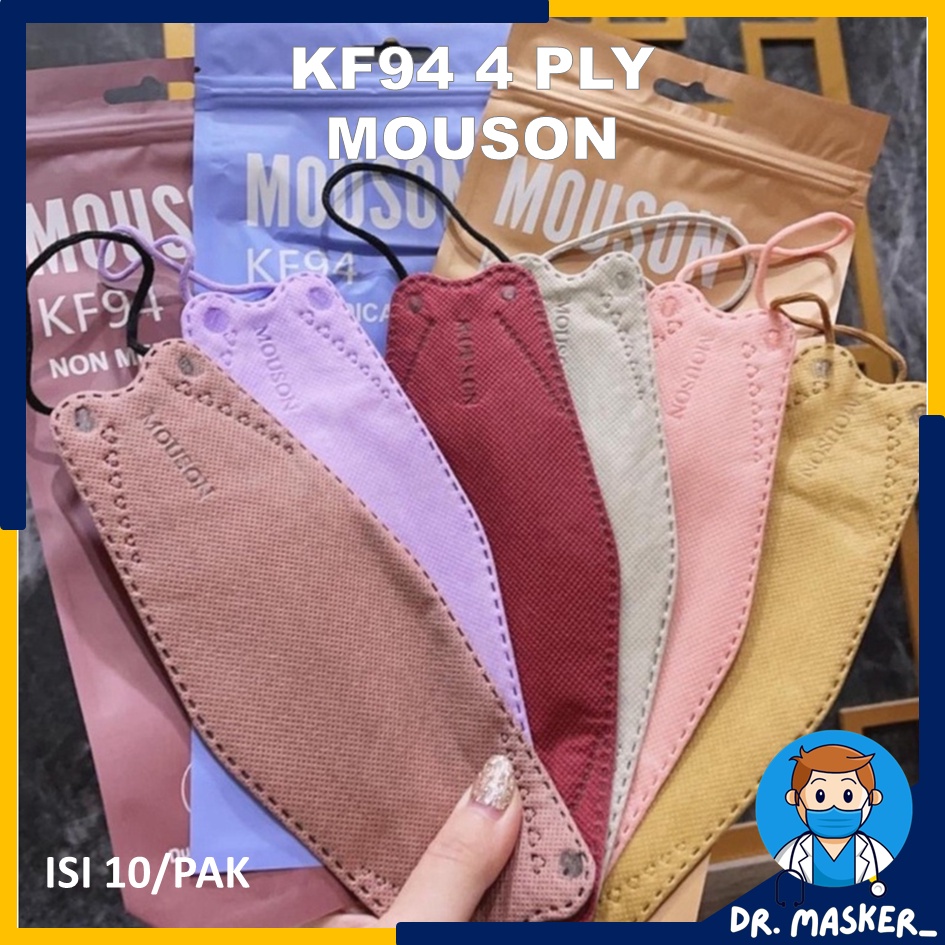 Jual Masker Kf94 Warna / Masker Kf94 Mouson Original / Masker Kf94 Pro