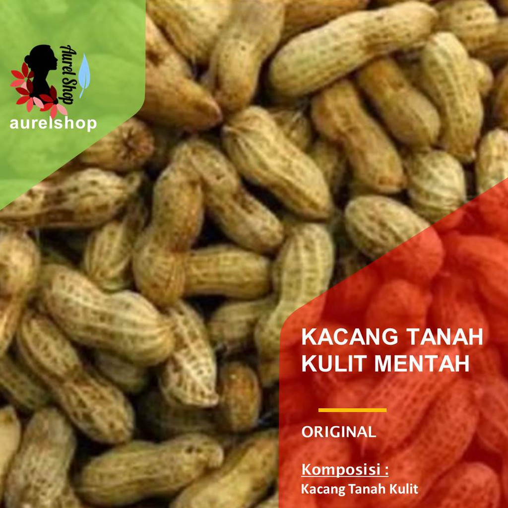 

Kacang Tanah Kulit Mentah Segar kemasan 1 kg