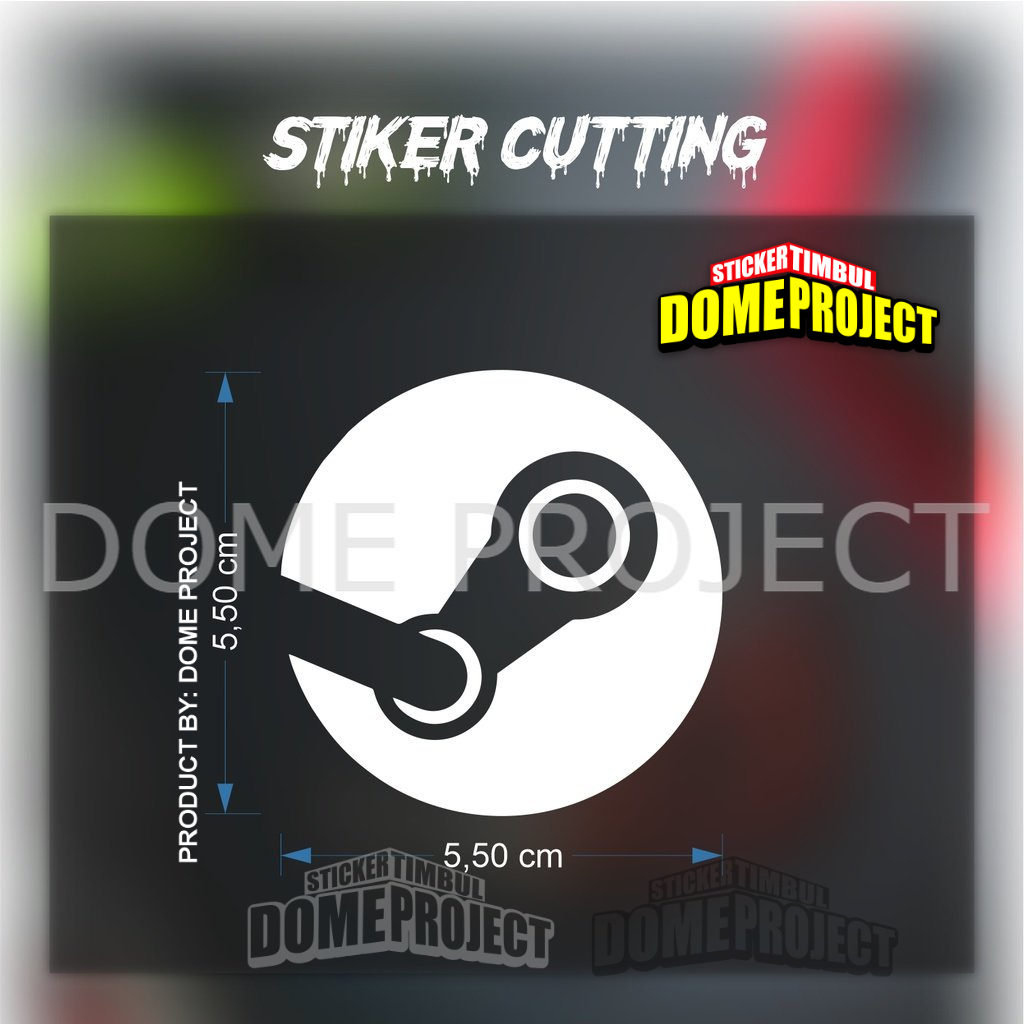 STIKER CUTTING STEAM STICKER CUTTING JEPANG AKSESORIS PC