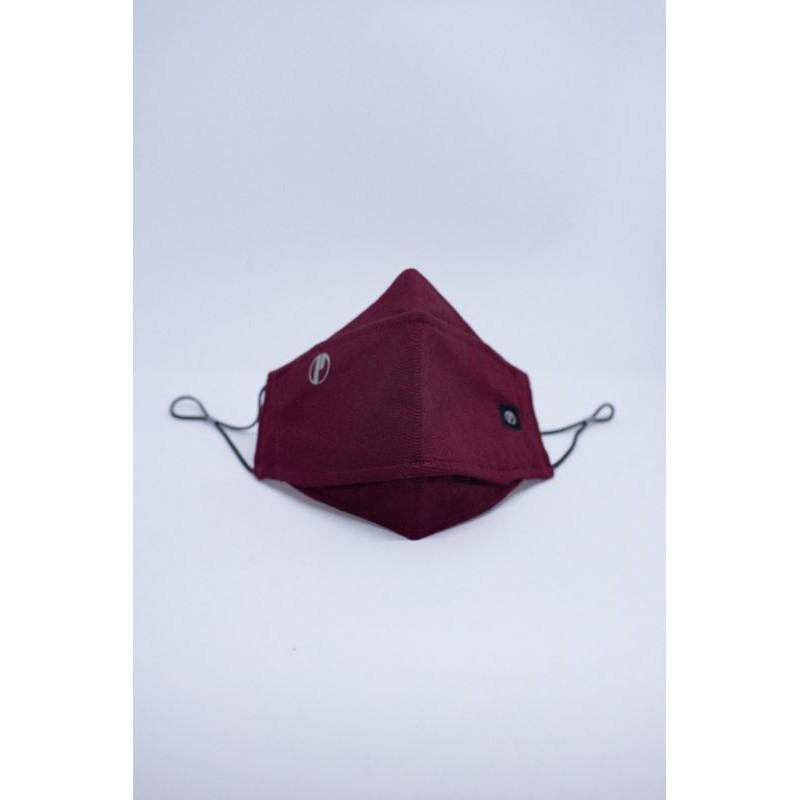 MASKER PROTECH V2 premium 3 ply maroon