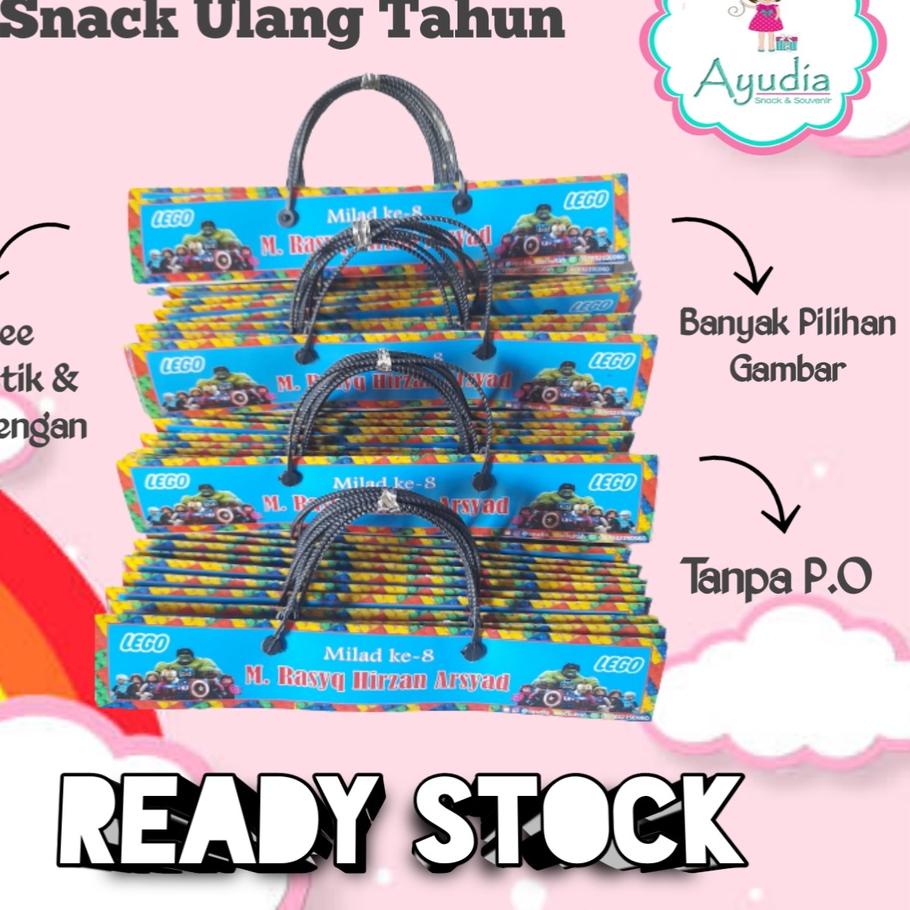 

の Tas Label Plastik Stiker Snack Ulang Tahun Ultah Bingkisan Anak Ready Stock Tanpa PO ▲