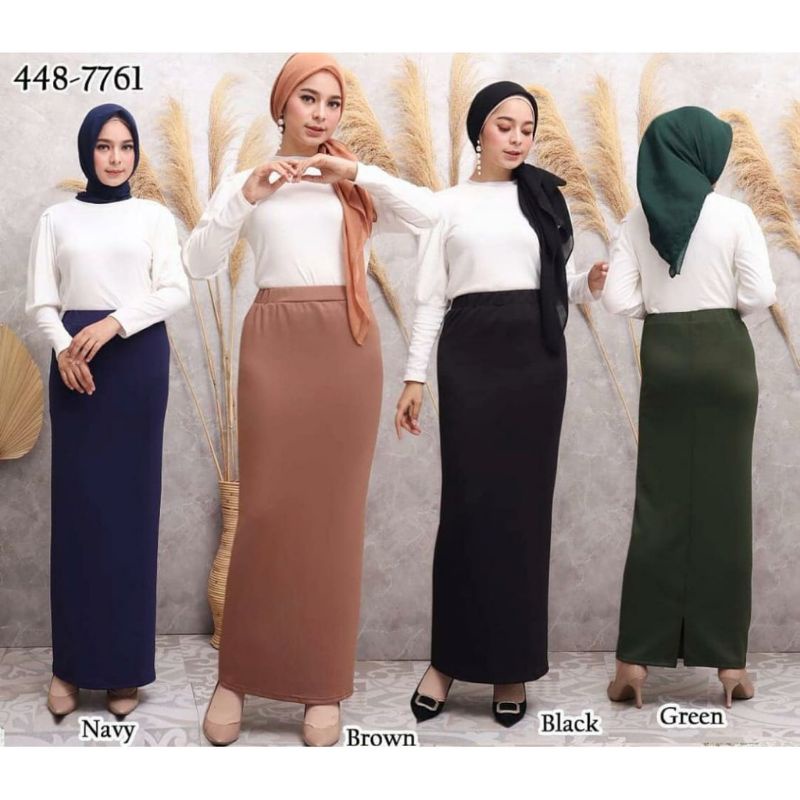 ROK SPAN KERJA WANITA BIG SIZE XXXL / ROK SPAN KERJA WANITA / ROK PENSIL MAXY SKIRT