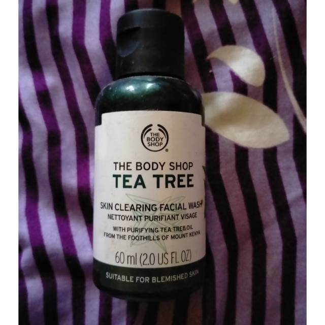 The body shop tea tree facial wash