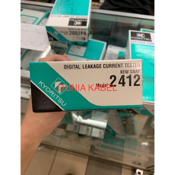 Digital Leakage Current Tester Digital Clamp Meter Kyoritsu 2412