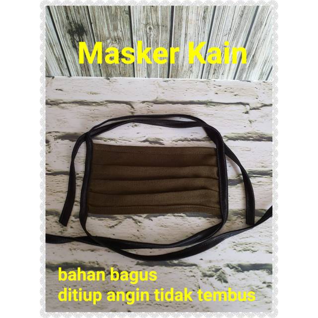 MASKER KAIN KUALITAS BAGUS AIR RESISTANCE