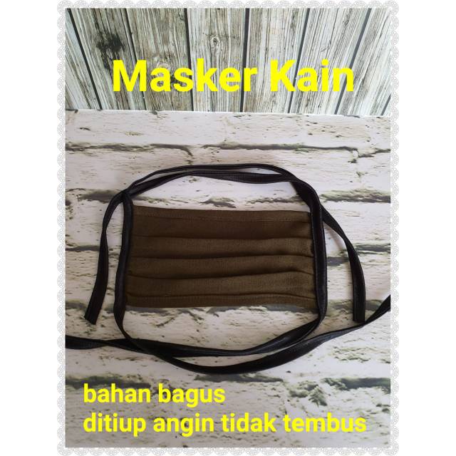 MASKER KAIN KUALITAS BAGUS AIR RESISTANCE