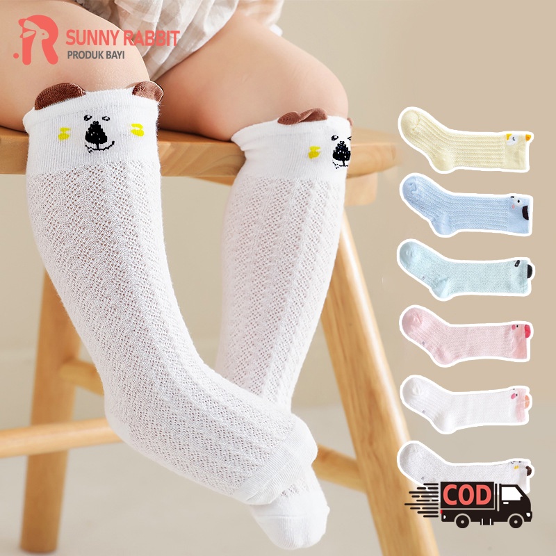 kaos kaki anak bayi lucu panjang / kaus kaki bayi anti slip  (B105-106)