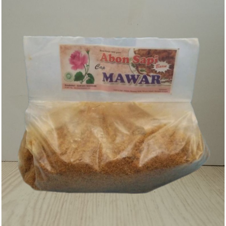 

Abon Sapi Cap Mawar 1 kg