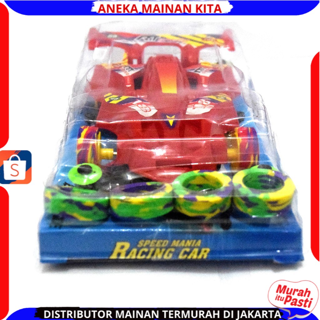 Mainan Tamiya Tamia Mini 4WD Bonus 4 Ban Roda Busa Mainan Anak