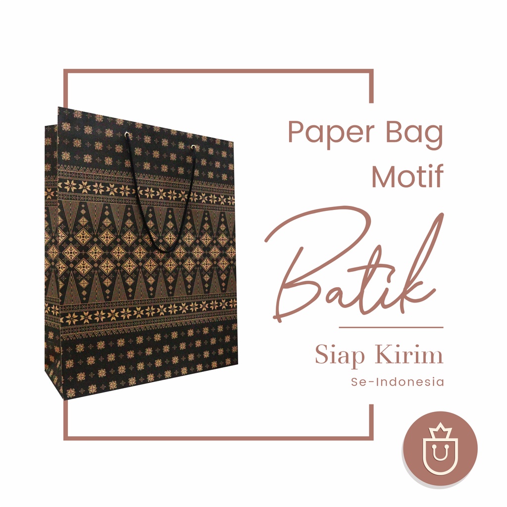 

Paper Bag (Tas Kertas) Batik | Cocok Untuk Kemasan Produk Fashion/Aksesoris Batik