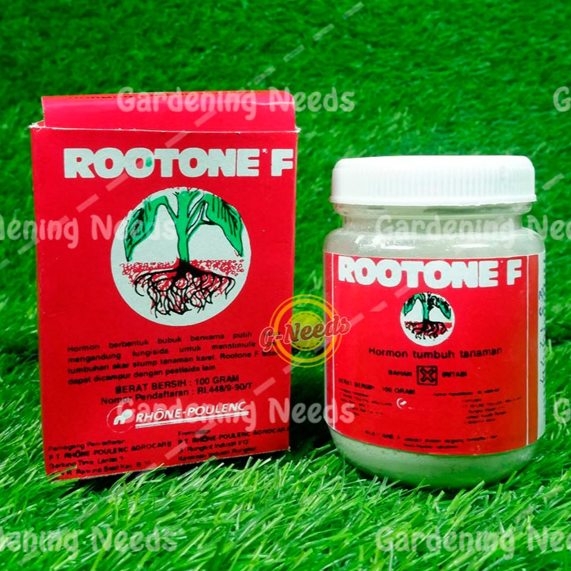 Hormon Pengatur Tumbuh Penumbuh Akar Tanaman ZPT Rootone F 100gr