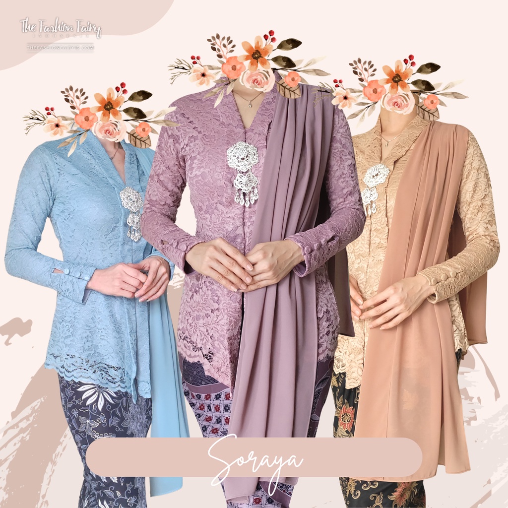 KEBAYA BRUKAT MODERN SORAYA