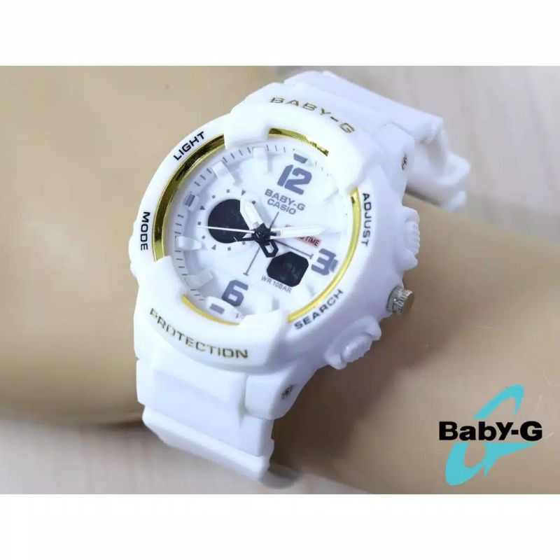 REAL PIC !!!!! JAM TANGAN WANITA BABY G BA 230 DUAL TIME, JAM TANGAN SPORT ANTI AIR-3