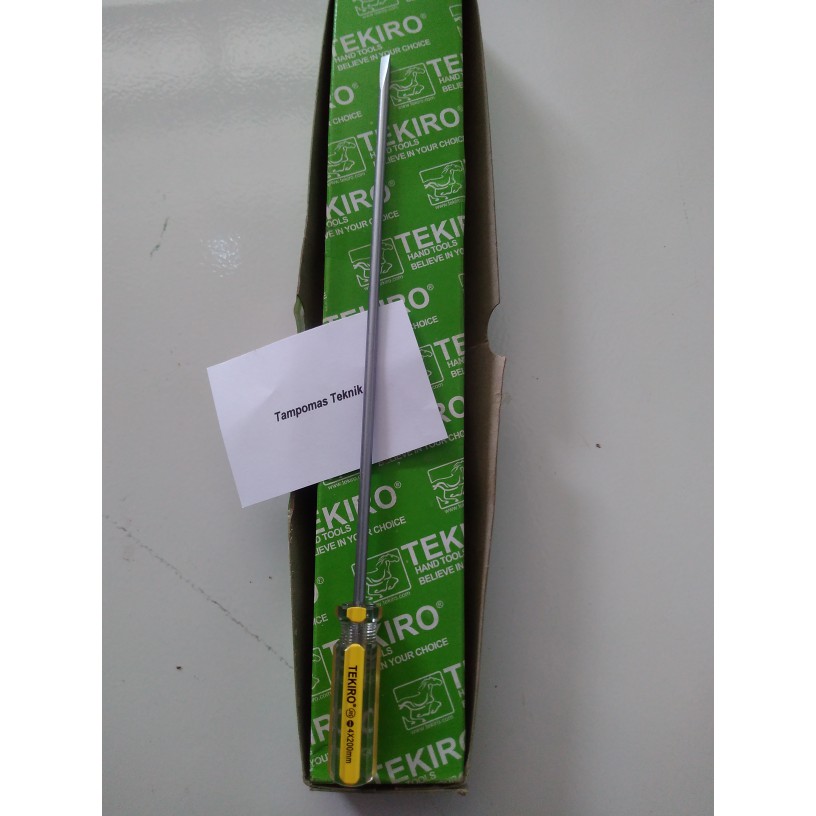 Obeng - Tekiro Obeng Seting Karburator Panjang 4x250mm Obeng Min