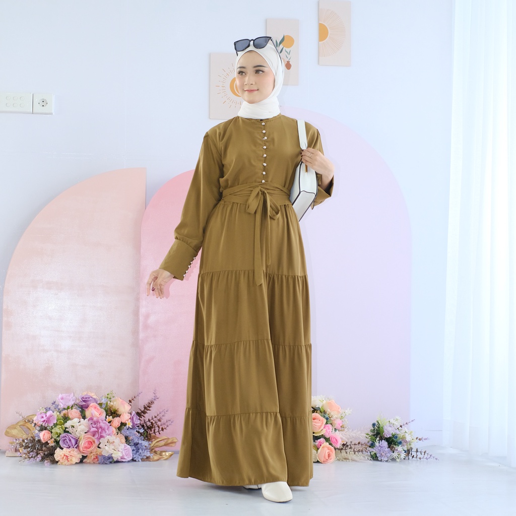 (MSB) GAMIS SHASHYA RUFFLE DAILY BUSUI DRESS WOLFIS