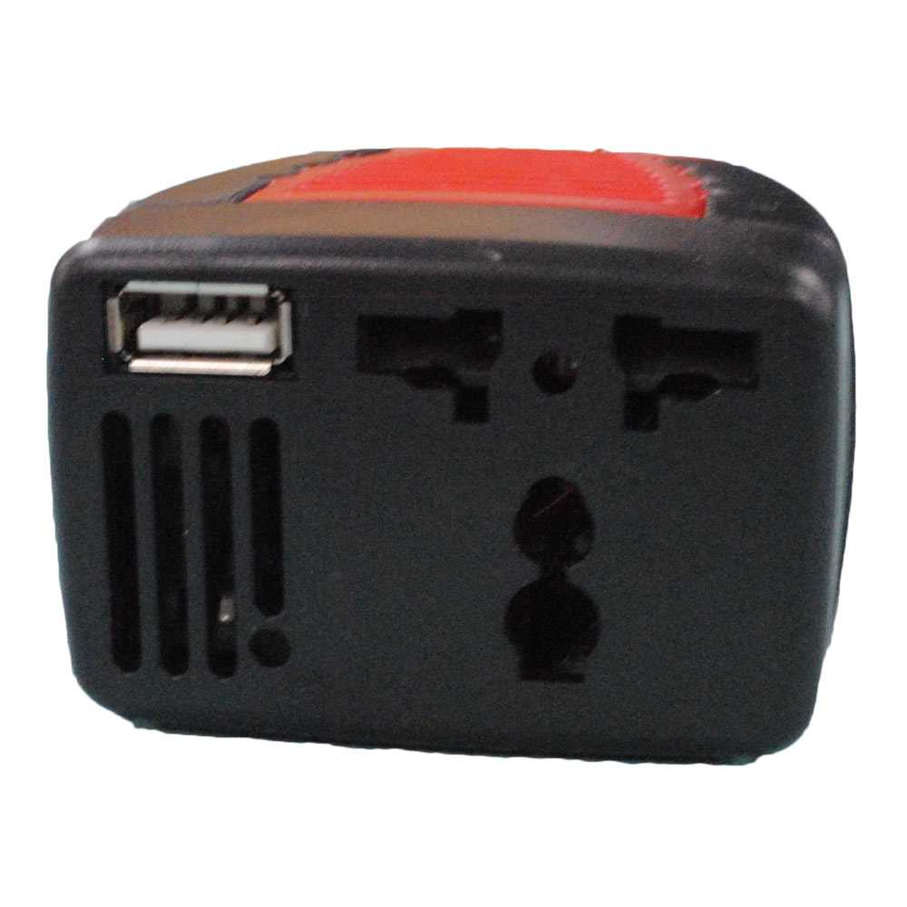 Power Inverter Mobil dengan 2 USB Port 150W 220V