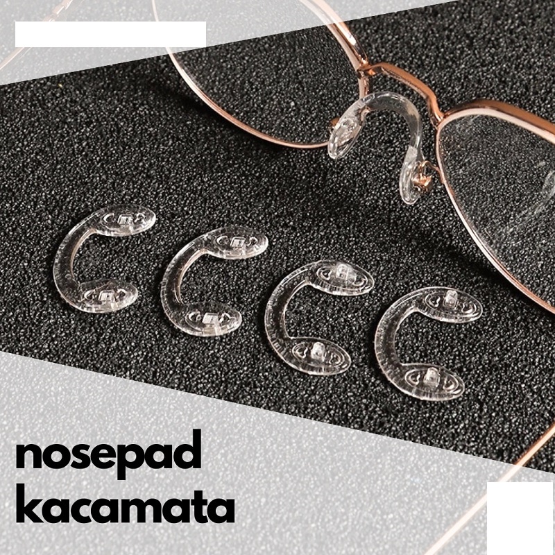 1PCS Nosepad Sambung Baut Bantalan Hidung Kacamata Bahan Silikon [NPBS]