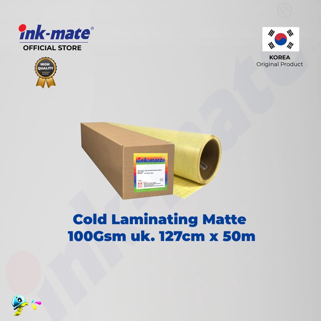 

Laminating Film Cold Matte 100Gsm Uk. 127cm x 50m