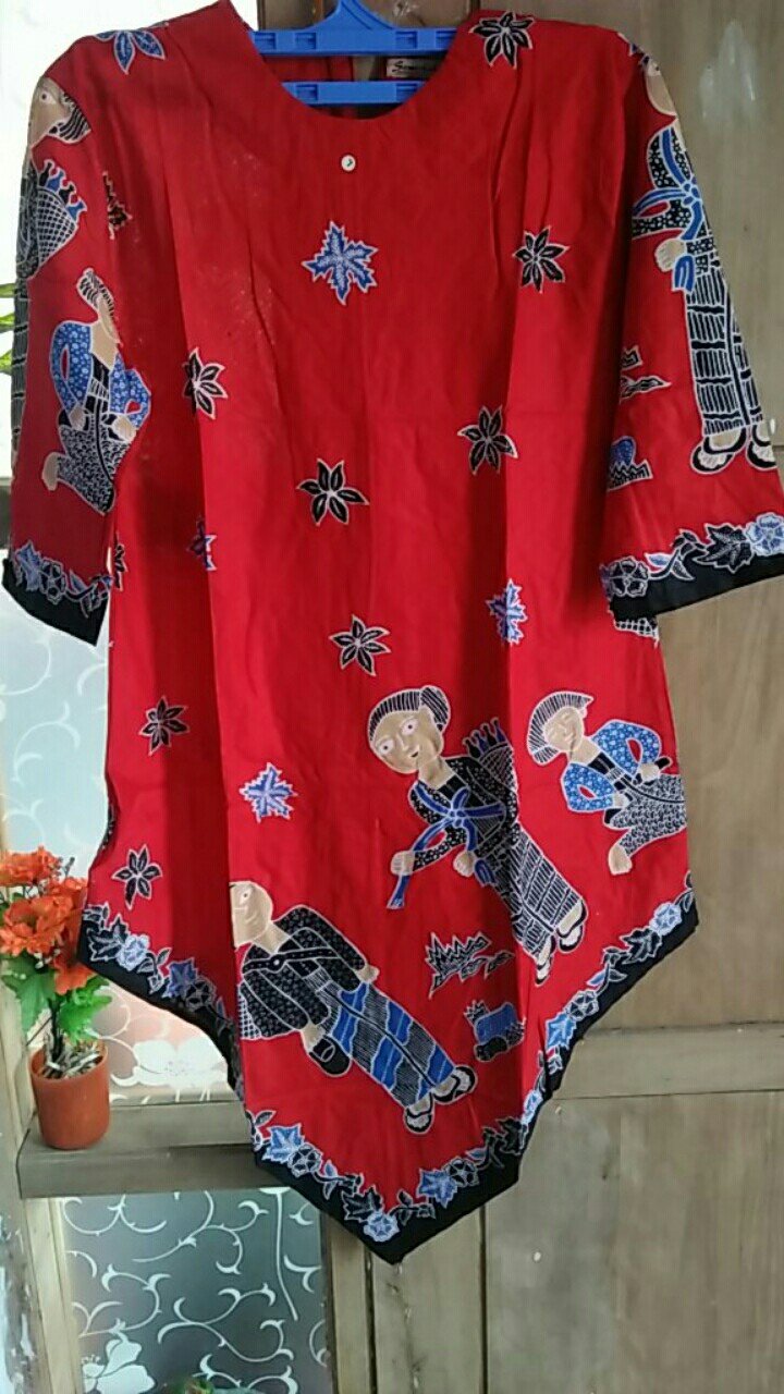 Atasan Batik Dolby Dolbi Dobby Doby Tenun Sutra Tulis Halus Katun Atbm