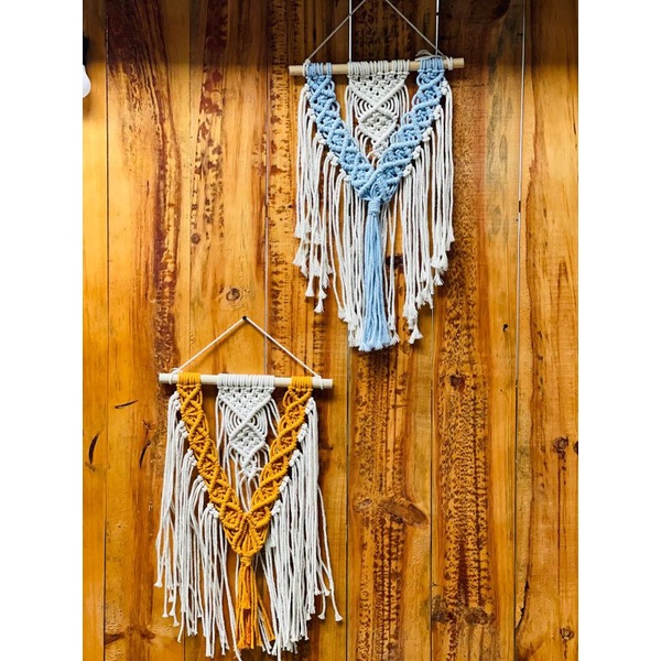 READY STOK) macrame hiasan dinding / macrame wall hanging (HD 037)