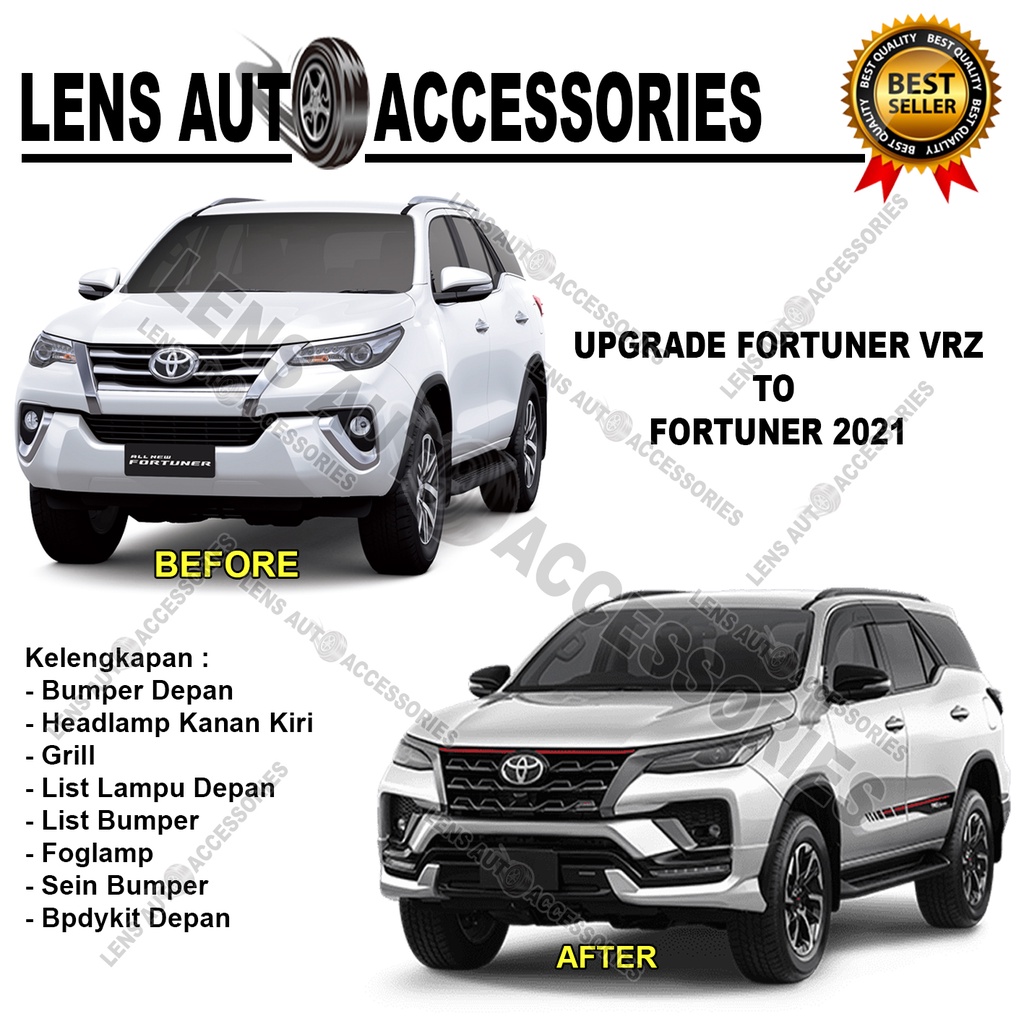 PAKET UPGRADE FORTUNER VRZ TO FORTUNER 2021