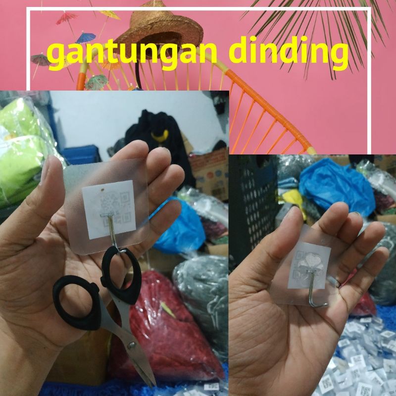 gantungan dinding hook bahan besi