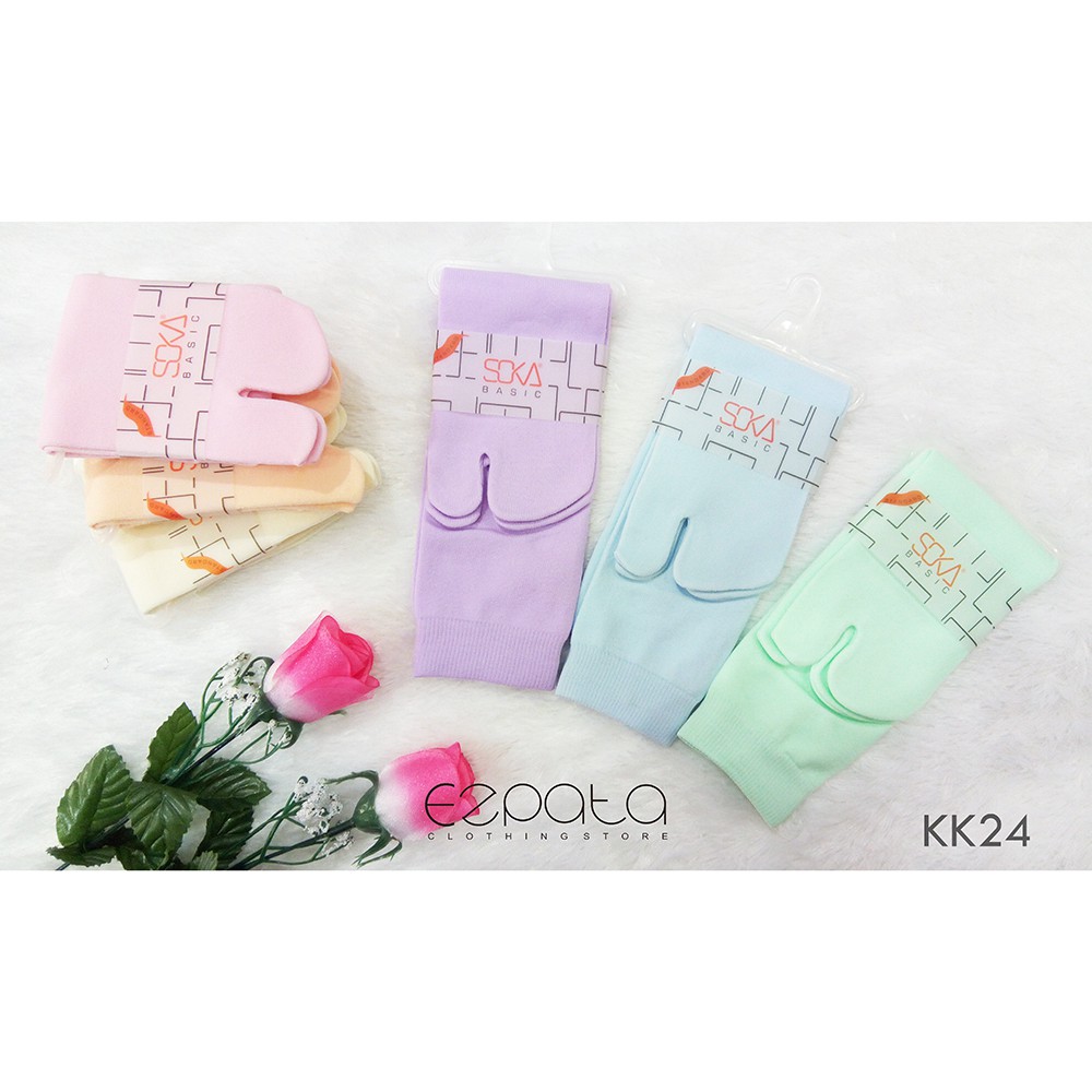 Kaos Kaki Soka Original Basic Gelap Terang