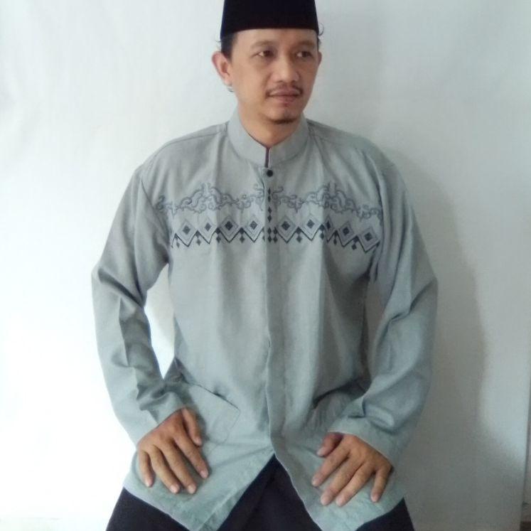 [KODE N0PBS] JRJ- Baju Koko Katun Lengan Panjang Dewasa Size Standar & Big Size Eceran Grosir Orang 