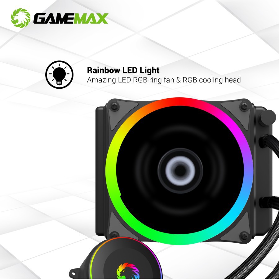 Gamemax Iceberg 120 rainbow ARGB Water Cooling