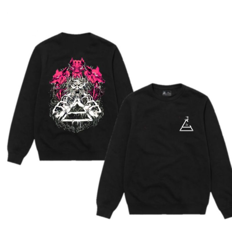 SWEATER CATHARSIS LOGO CHAPTER EMPIRE DISTRO METAL PREMIUM HIGH QUALITY