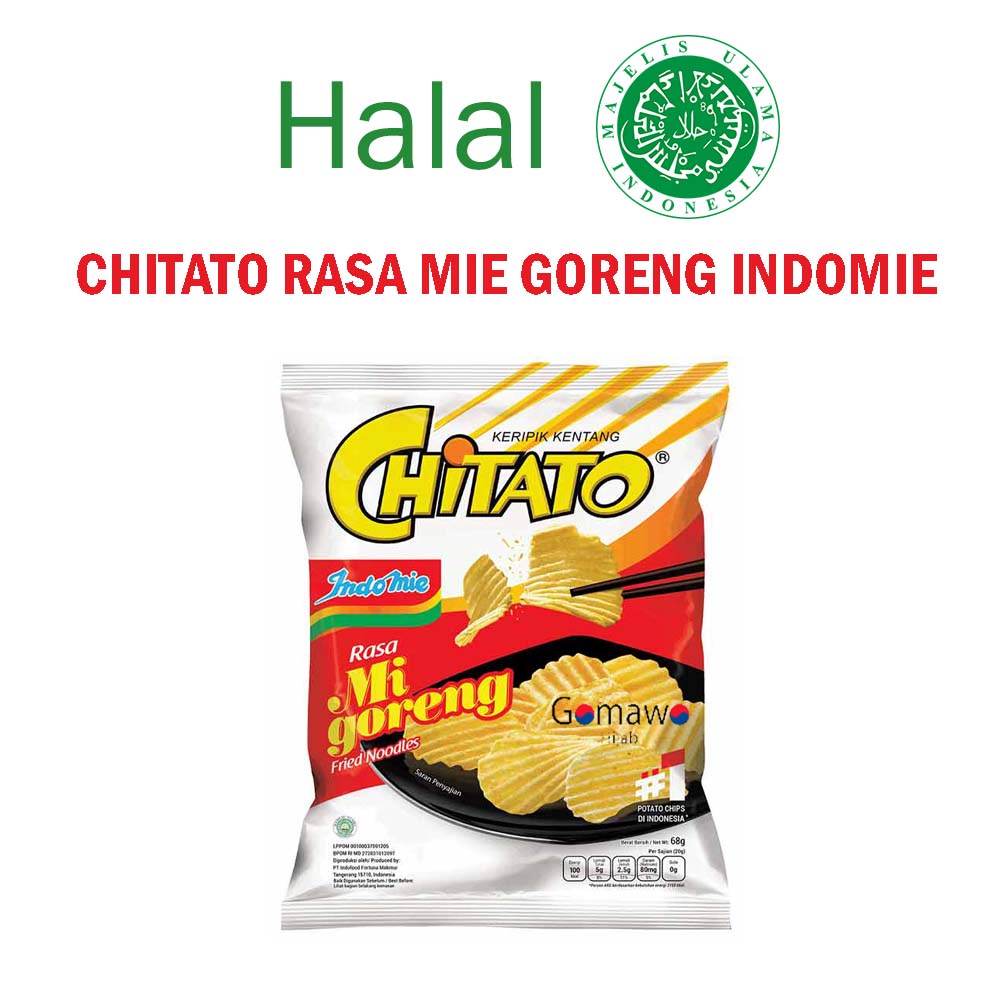 

CHITATO RASA MIE GORENG INDOMIE HALAL MUI