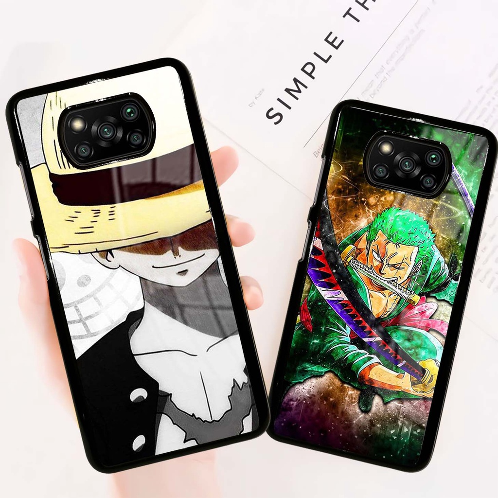 [PX02] Case Kilau Poco Phone X3 | X3 NFC | X3 PRO | Casing Hp Xiaomi Anime One Piece Face Zoro