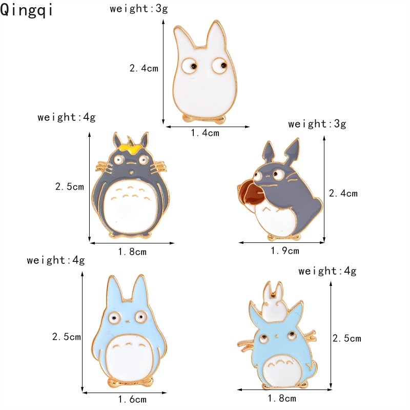 Bros Pin Enamel Desain Kartun Anime Jepang My Totoro Untuk Dekorasi