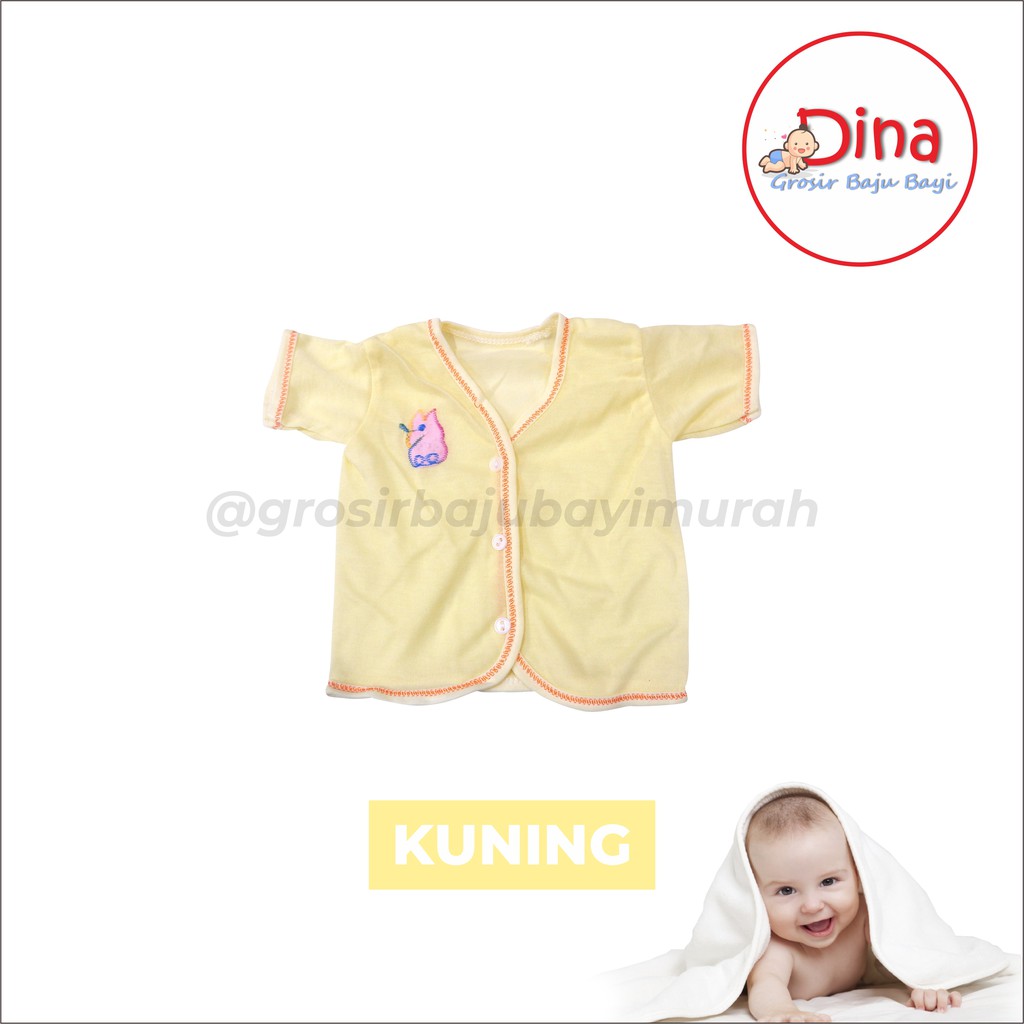 [GROSIR] Baju Bayi lengan Pendek newborn APLIKASI perlengkapan bayi lahir