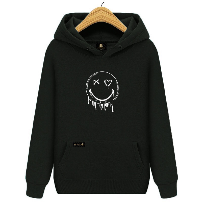 SWEATER HOODIE DISTRO PRIA ANTARES ORIGINAL SMILEY