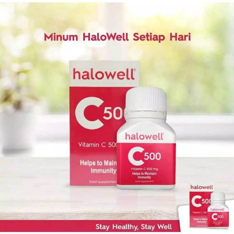 halowell vitamin c 500mg 30tablet