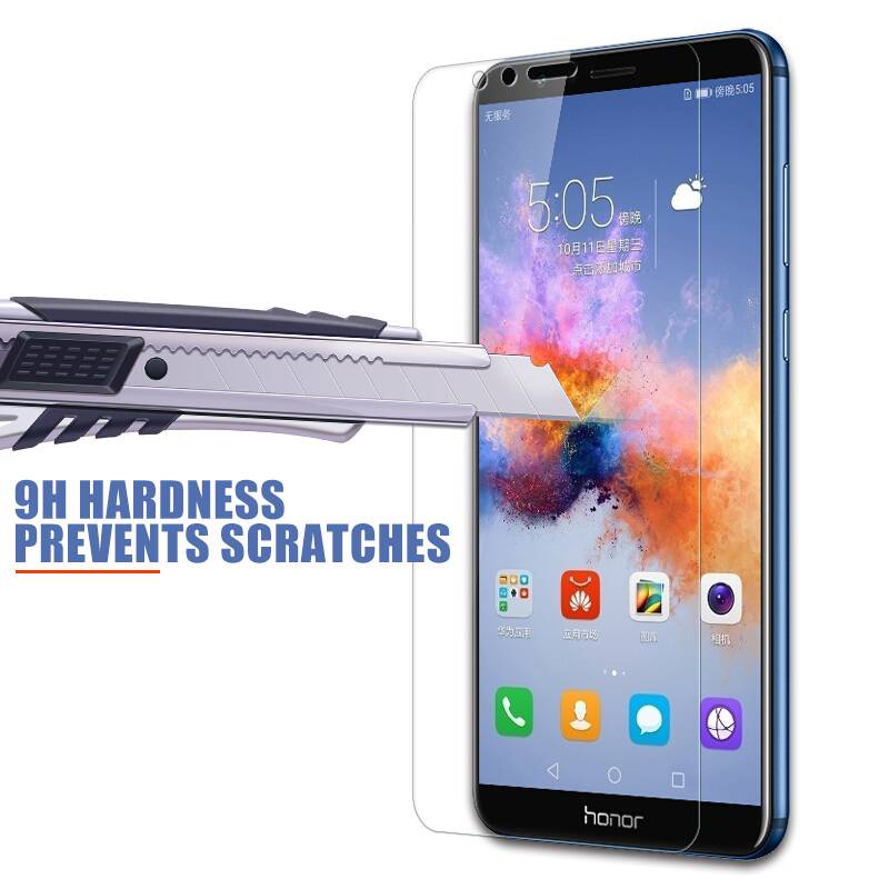 9H hardness Tempered Glass For Huawei honor 8 9 Lite V9 Play view 10 V10 Screen Protector Honor 7X 7A 7C 7S Protective Glas Film