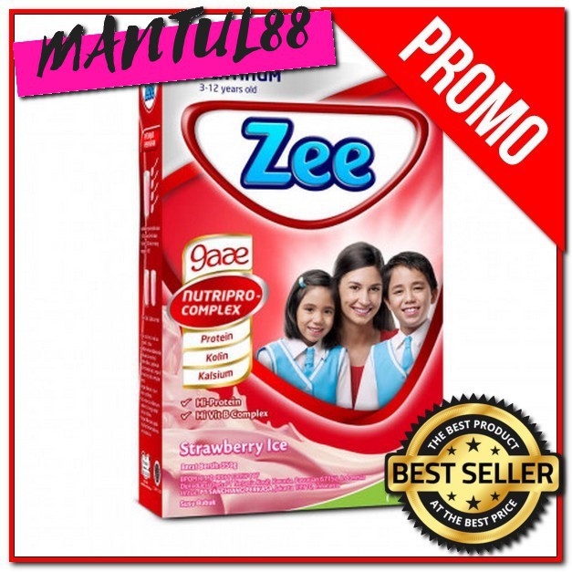 SUSU ZEE PLATINUM STRAWBERRY ICE 350gr 350 gr gram MURAH rasa stroberi