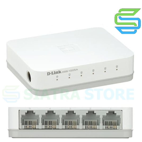 D-LINK DGS-1005A 5-Port Gigabit Desktop Switch Plastic Casing