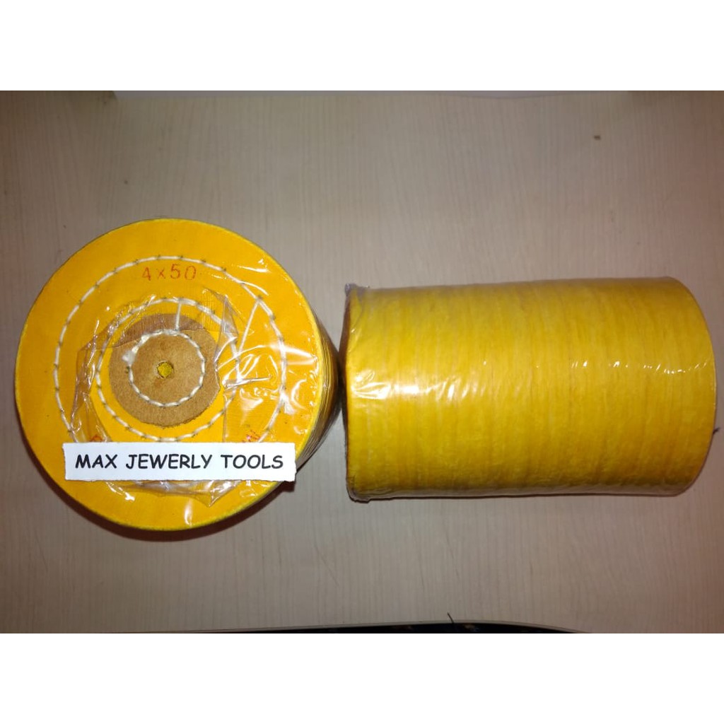 Kain Poles Kuning 4 Inch X 50 Ply