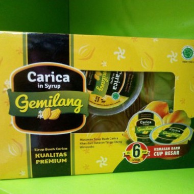 

Carica Gemilang Khas Dieng Cup Besar Isi 6 pcs @250gram - 01