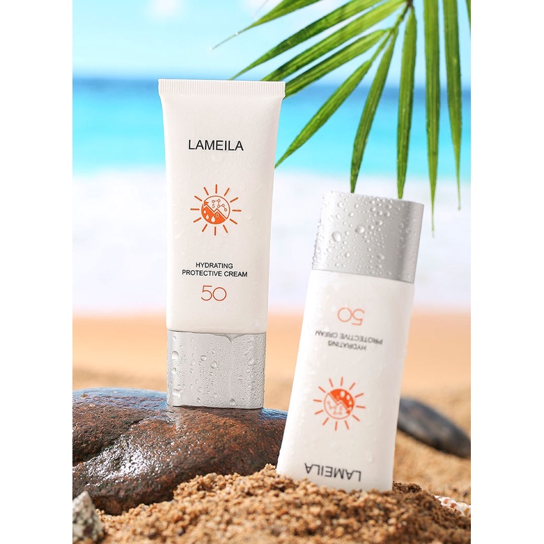 LAMEILA UV CREAM SPF50+++ HYDRATING PROTECTIVE CREAM KODE 3058