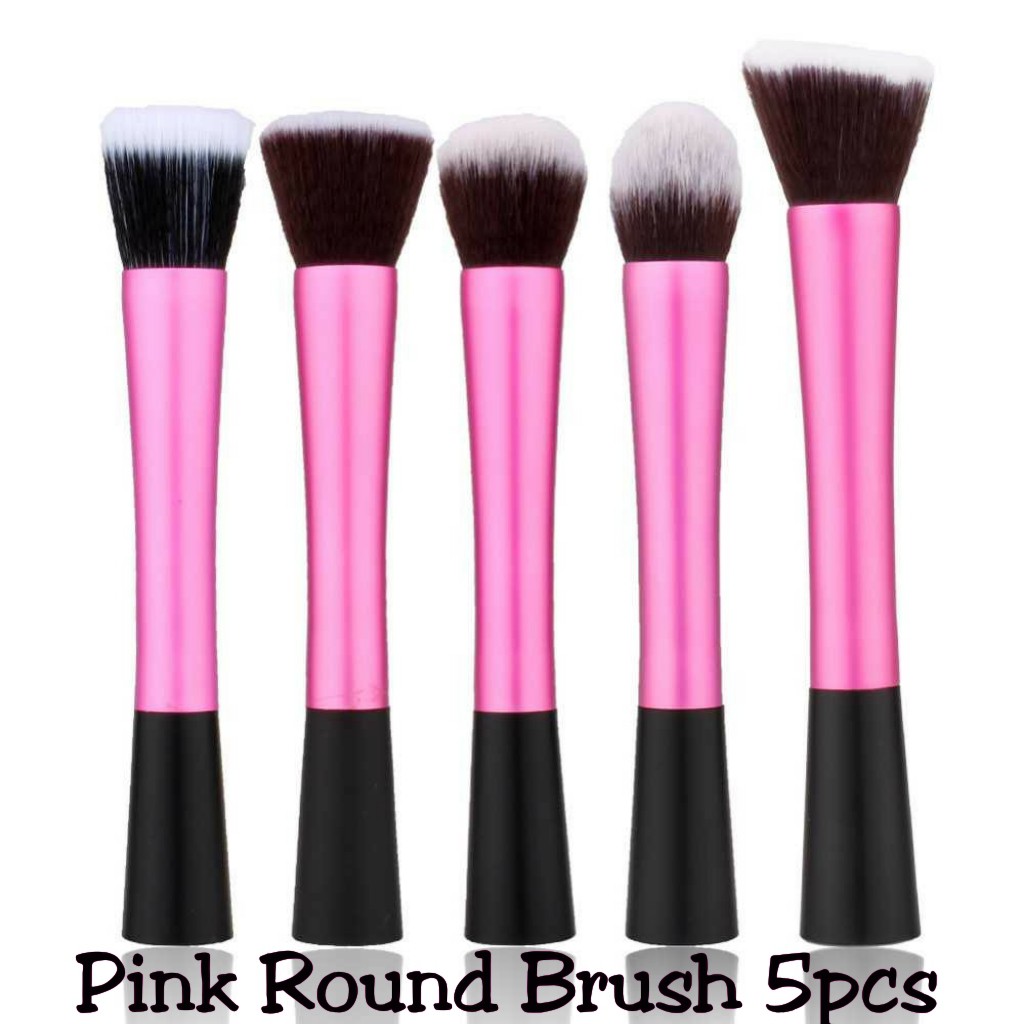 

Pink Round Brush 5pcs