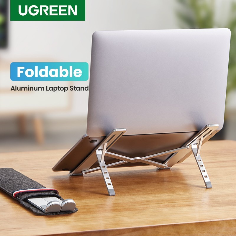 UGREEN Foldable Holder Portable Cooling Dudukan Alas Pad Meja Laptop Stand 40289