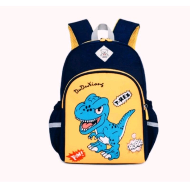 DAEYBAG-TAS RANSEL ANAK PAUD/TK/SD MOTIV PRINT DINOSAURUS/TIREX